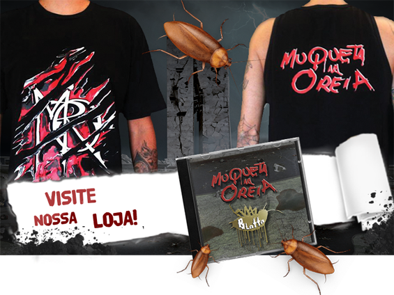 Merchandising - Camisetas, CDs, Adesivos - Visite nossa Loja Virtual